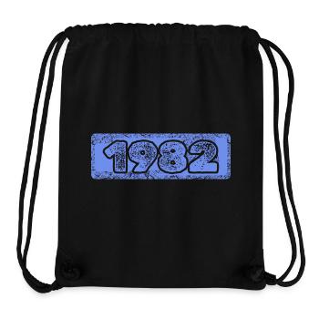 1982 - Stanley/Stella recycelter Gym Bag - Schwarz - Vorne
