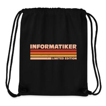 Informatiker Informatikerin Informatik - Stanley/Stella recycelter Gym Bag - Schwarz - Vorne