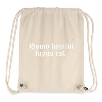 Homo homini lupus est - Stanley/Stella Recycled Gym Bag - natural - Front