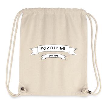 Poztupimi 993 - Sac à cordon recyclé Stanley/Stella - blanc naturel - Devant