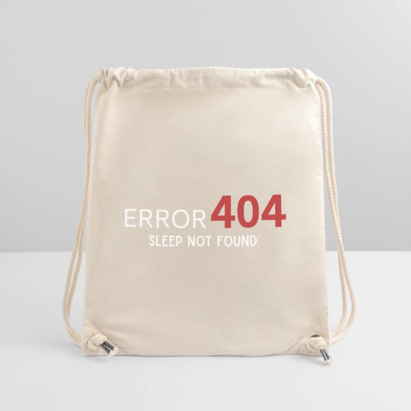 Error 404 Sleep Not Found – Pattern for Developers Stanley/Stella Recycled Gym Bag