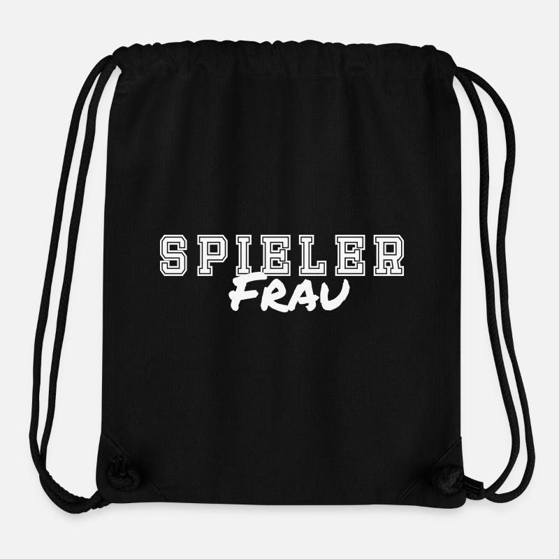 Épouse du joueur - Sac à cordon recyclé Stanley/Stella - noir