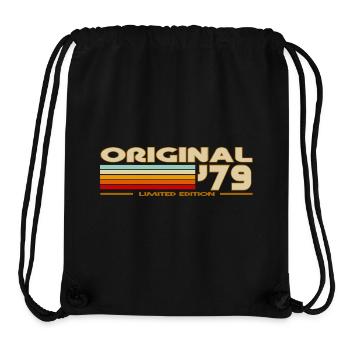 1979 - Stanley/Stella recycelter Gym Bag - Schwarz - Vorne