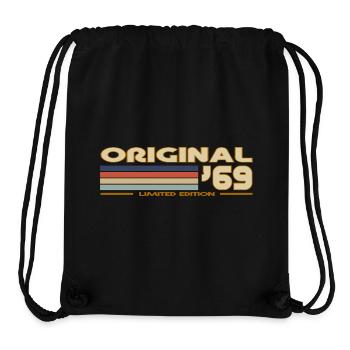 1969 - Stanley/Stella recycelter Gym Bag - Schwarz - Vorne
