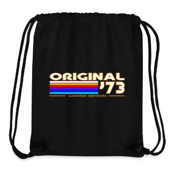 Originaler Arcenn-Ciel Vintage von 1973 - Stanley/Stella recycelter Gym Bag - Schwarz - Vorne