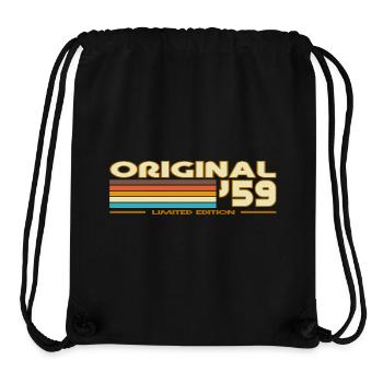 1959 - Stanley/Stella Recycled Gym Bag - black - Front