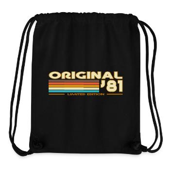 1981 - Stanley/Stella Recycled Gym Bag - black - Front
