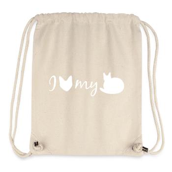 I Cat My Loaf  - Stanley/Stella Recycled Gym Bag - natural - Front