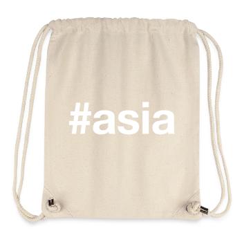 ASIA Asien Hashtag - Stanley/Stella recycelter Gym Bag - Naturweiß - Vorne