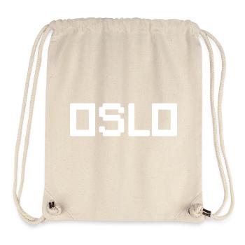 OSLO, Norvège, Norvège - Sac à cordon recyclé Stanley/Stella - blanc naturel - Devant