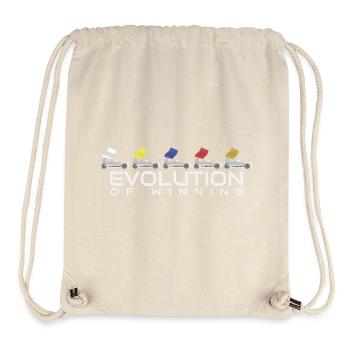 Evolution of Winning – Stock Car Racing Grades - Stanley/Stella Recycled Gym Bag - natural - Front