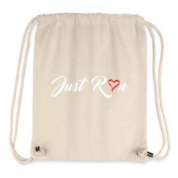 Lauf einfach - Stanley/Stella recycelter Gym Bag - Naturweiß - Vorne