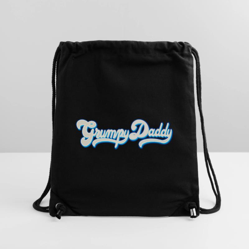 Grumpy Daddy Script - Color "Whipped Cream" Stanley/Stella Recycled Gym Bag