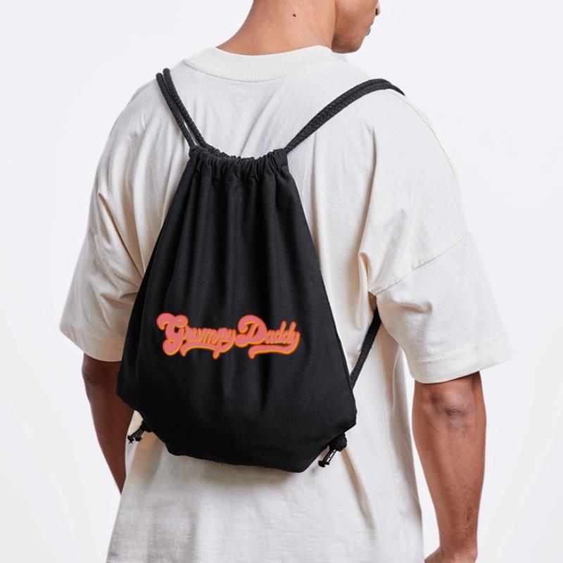 Grumpy Daddy Retro Script - Color "Exploitation" Stanley/Stella Recycled Gym Bag