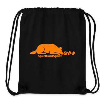 SHS Logo orange - Stanley/Stella recycelter Gym Bag - Schwarz - Vorne
