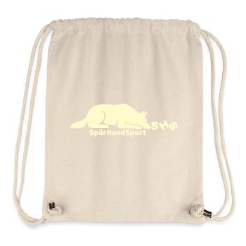 SHS Logo lemon - Stanley/Stella recycelter Gym Bag - Naturweiß - Vorne