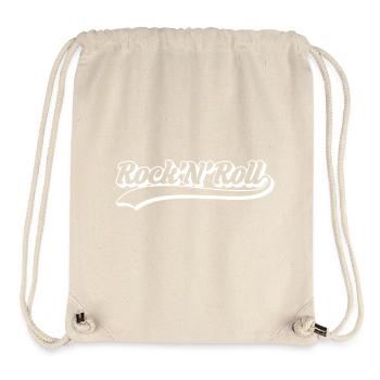 Scénario rétro du rock 'n' roll - Sac à cordon recyclé Stanley/Stella - blanc naturel - Devant