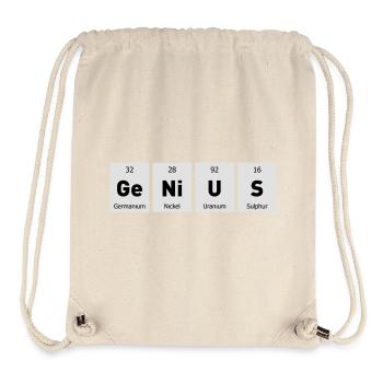Genius Nerd Geek - Stanley/Stella recycelter Gym Bag - Naturweiß - Vorne
