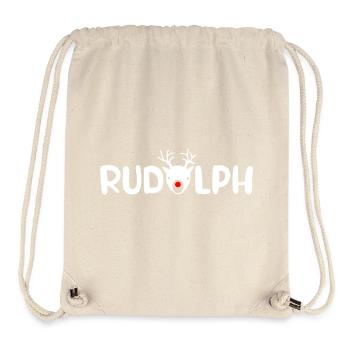 Rudolph Geweih Weihnachten Lied Ohrwurm Xmas - Stanley/Stella recycelter Gym Bag - Naturweiß - Vorne