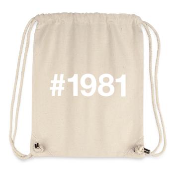 1981 Hashtag 45th Birthday 45 Years - Stanley/Stella Recycled Gym Bag - natural - Front
