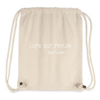 Mignon mais psychopathe Diction minimale - Sac à cordon recyclé Stanley/Stella - blanc naturel - Devant