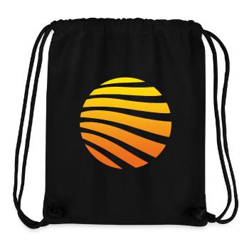 Sunset - Stanley/Stella recycelter Gym Bag - Schwarz - Vorne
