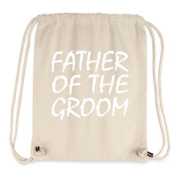 Father of the groom - Sac à cordon recyclé Stanley/Stella - blanc naturel - Devant
