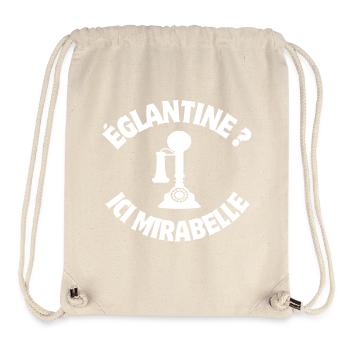 septième compagnie la 7ème compagnie, film culte - Sac à cordon recyclé Stanley/Stella - blanc naturel - Devant
