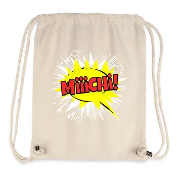 Michi Michael Name Lustige Sprechblase - Stanley/Stella recycelter Gym Bag - Naturweiß - Vorne