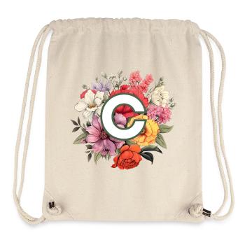 C Monogram Bouquet - Stanley/Stella Recycled Gym Bag - natural - Front
