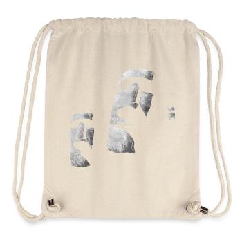 Moai Köpfe Osterinsel Polynesien - Stanley/Stella recycelter Gym Bag - Naturweiß - Vorne