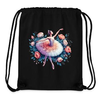 Balletttänzerin mit Tutu - Stanley/Stella recycelter Gym Bag - Schwarz - Vorne