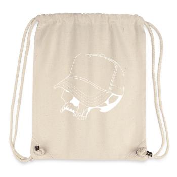 Skull Cap - Stanley/Stella recycelter Gym Bag - Naturweiß - Vorne