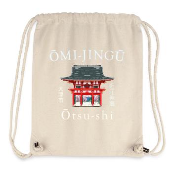 Otsu, Shiga Prefecture, Japan Omi-jingu Drawing - Stanley/Stella Recycled Gym Bag - natural - Front