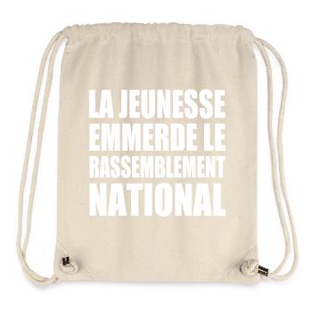 The youth fucks the National Rally - Stanley/Stella Recycled Gym Bag - natural - Front