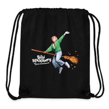 Bibi Blocksberg Film Bibi Fliegt Auf Kartoffelbrei - Stanley/Stella recycelter Gym Bag - Schwarz - Vorne