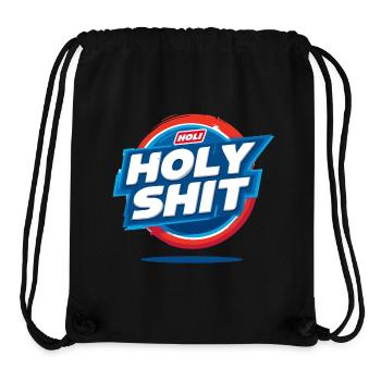 Holy Shiiiiiiii - Stanley/Stella recycelter Gym Bag - Schwarz - Vorne