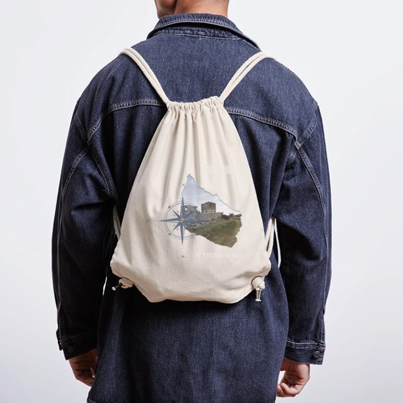 Bornholm Compass Hammershus Coordinates Stanley/Stella Recycled Gym Bag