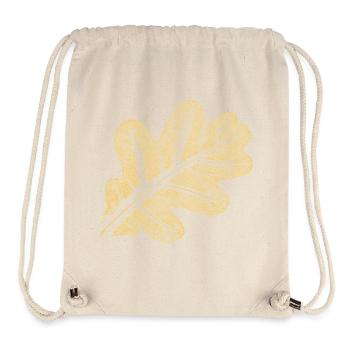 Blatt Eiche / Eichenblatt - Natur Design - Stanley/Stella recycelter Gym Bag - Naturweiß - Vorne