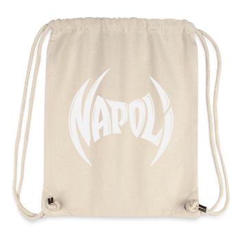 Typographie du blason de Naples - Sac à cordon recyclé Stanley/Stella - blanc naturel - Devant