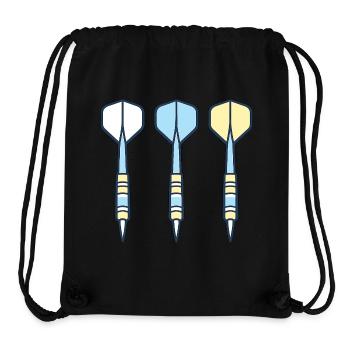 Darts Trio: Colored Arrows - Stanley/Stella Recycled Gym Bag - black - Front