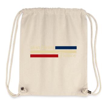 France - Saint-Etienne - France - Flag - Stanley/Stella Recycled Gym Bag - natural - Front