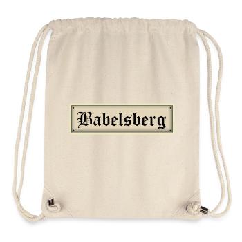 Babelsberg - Sac à cordon recyclé Stanley/Stella - blanc naturel - Devant