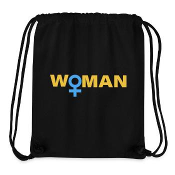 WOMAN - Stanley/Stella recycelter Gym Bag - Schwarz - Vorne