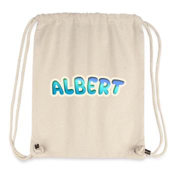 Albert als Beruf - Stanley/Stella recycelter Gym Bag - Naturweiß - Vorne
