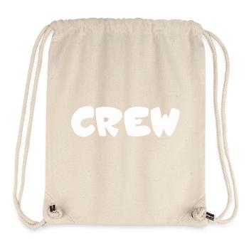Crew Bubbles Typography - Stanley/Stella Recycled Gym Bag - natural - Front