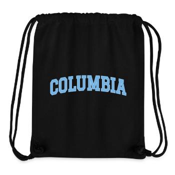 Columbia – Classic College Design - Stanley/Stella Recycled Gym Bag - black - Front