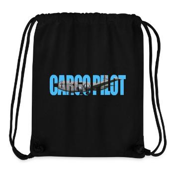 Cargo pilot C-124C - Stanley/Stella recycelter Gym Bag - Schwarz - Vorne