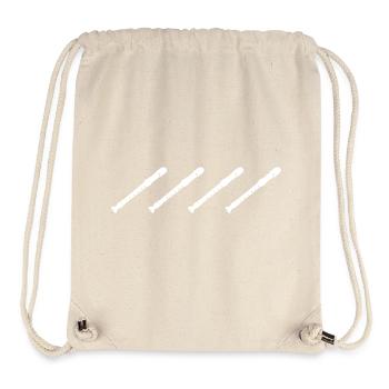 Retro Flutes - Stanley/Stella Recycled Gym Bag - natural - Front