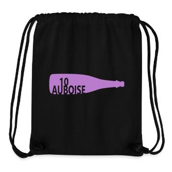 Bottle of sparkling wine dawn - Stanley/Stella Recycled Gym Bag - black - Front